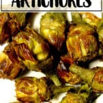 A plate of crispy baby artichokes.