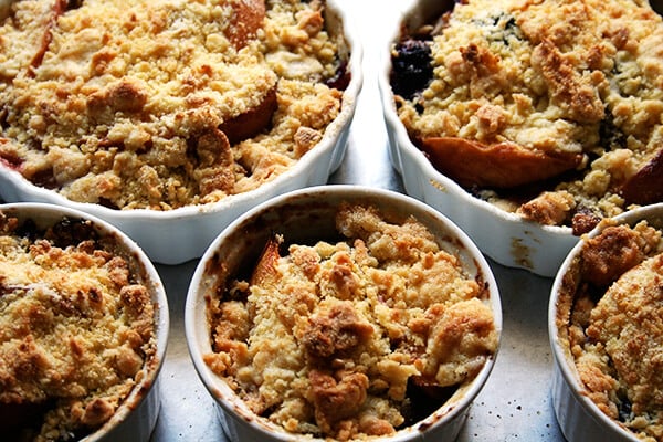 Nectarine and Blackberry crostatas Nectarine and Blackberry crostatas