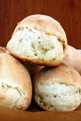 Honey buttermilk rolls.