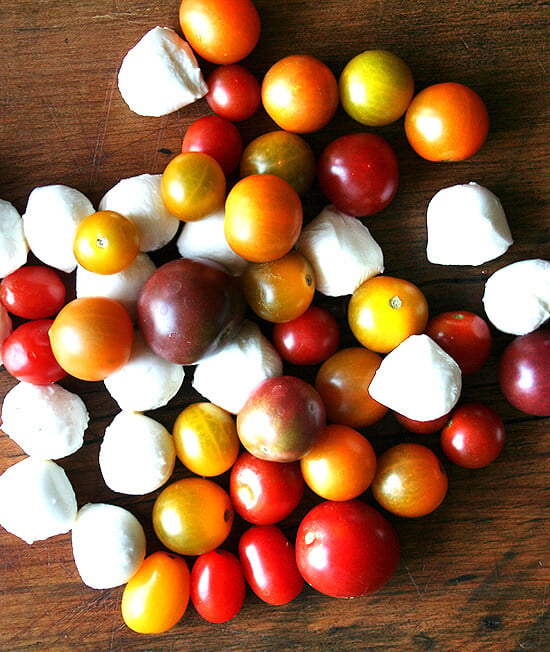 Tomatoes and Mozzarella