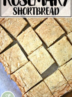 Rosemary shortbread.