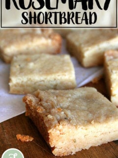 Rosemary shortbread.