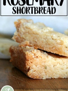 Rosemary shortbread.