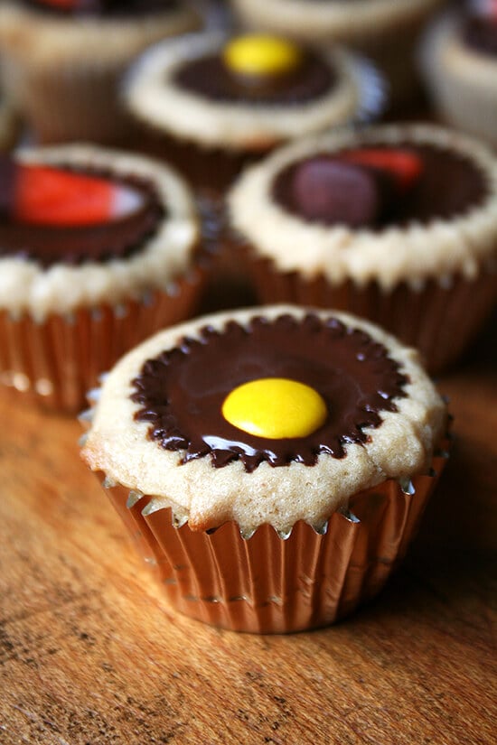 These triple treat bites will spruce up any Halloween dessert spread. Perhaps not as satisfying as a brownie or cookie (to me at least), these treats at the very least are festive and fun. // alexandracooks.com These triple treat bites will spruce up any Halloween dessert spread. Perhaps not as satisfying as a brownie or cookie (to me at least), these treats at the very least are festive and fun. // alexandracooks.com