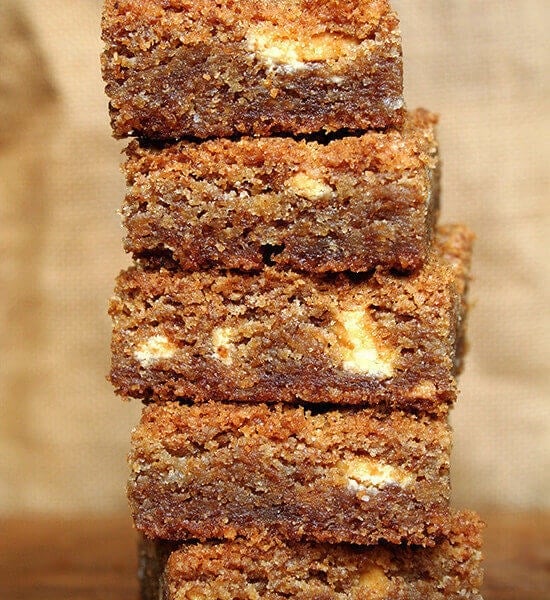 Brown Butter Blondies with Sea Salt