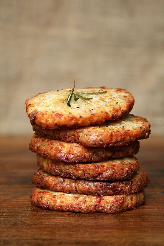 These salty parmesan rosemary crackers beg to be washed down with a heartwarming libation, one made with red wine and port, a little something called glogg. Glogg is potent stuff — bone-warming, rosy-cheek inducing, party-starting stuff. It's a beautiful thing. Happy New Year everyone! // alexandracooks.com These salty parmesan rosemary crackers beg to be washed down with a heartwarming libation, one made with red wine and port, a little something called glogg. Glogg is potent stuff — bone-warming, rosy-cheek inducing, party-starting stuff. It's a beautiful thing. Happy New Year everyone! // alexandracooks.com