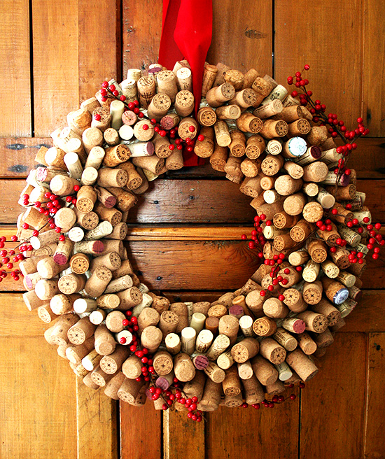cork wreath cork wreath