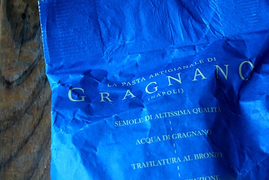 Gragnano pasta from Eataly Gragnano pasta from Eataly