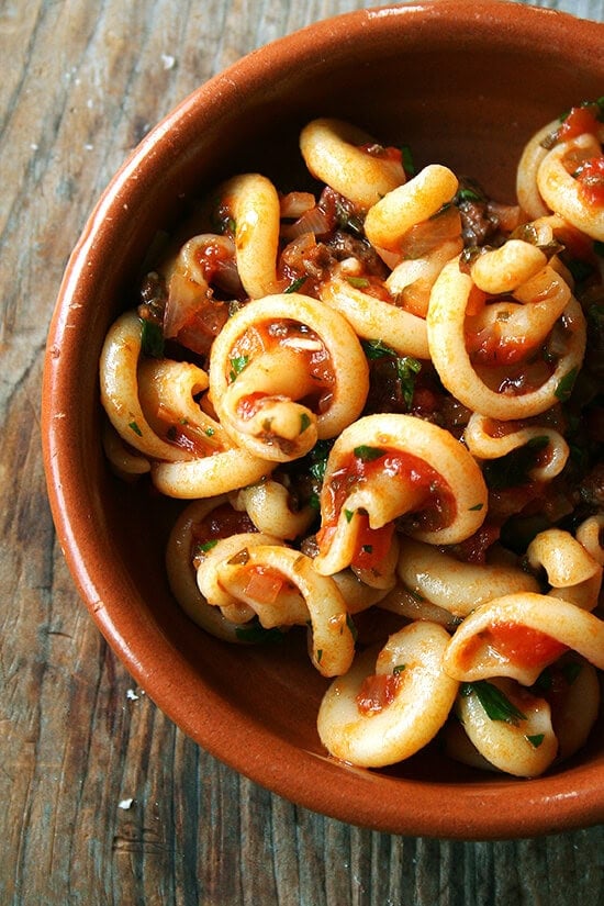 Gragnana Vesuvio Pasta with Marcella Hazan's Tomato Sauce Gragnana Vesuvio Pasta with Marcella Hazan's Tomato Sauce