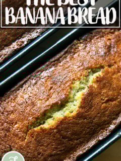 Just baked banana bread.