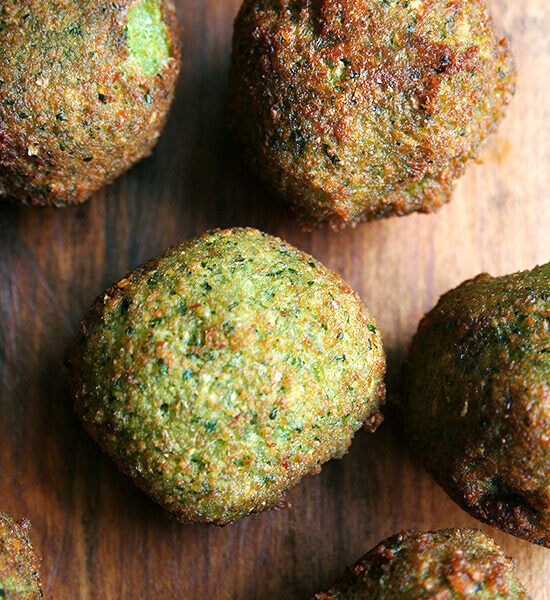 homemade falafel