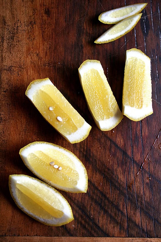 lemon slices lemon slices