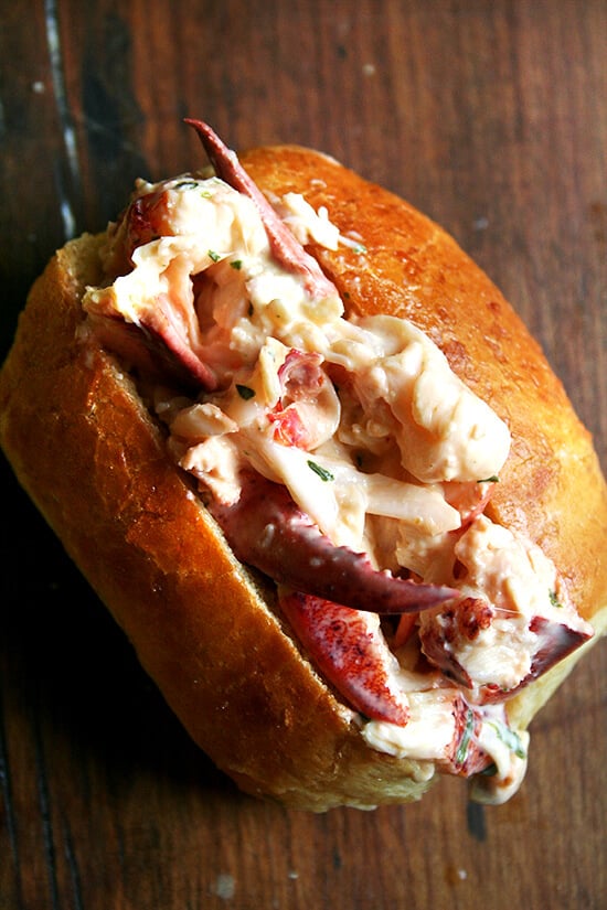 Homemade lobster rolls deserve homemade mayonnaise, which is surprisingly easy to make. These lobster rolls, made with nothing more than homemade mayo, fresh tarragon and a squeeze of lemon, are unbelievably delicious. // alexandracooks.com Homemade lobster rolls deserve homemade mayonnaise, which is surprisingly easy to make. These lobster rolls, made with nothing more than homemade mayo, fresh tarragon and a squeeze of lemon, are unbelievably delicious. // alexandracooks.com