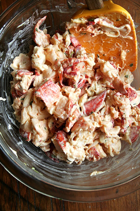 Homemade lobster rolls deserve homemade mayonnaise, which is surprisingly easy to make. These lobster rolls, made with nothing more than homemade mayo, fresh tarragon and a squeeze of lemon, are unbelievably delicious. // alexandracooks.com Homemade lobster rolls deserve homemade mayonnaise, which is surprisingly easy to make. These lobster rolls, made with nothing more than homemade mayo, fresh tarragon and a squeeze of lemon, are unbelievably delicious. // alexandracooks.com