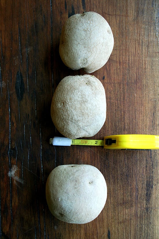 3 small potatoes 3 small potatoes