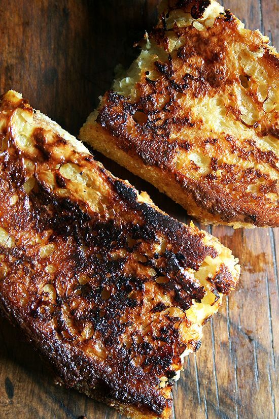 While I love this baked French toast above all for its texture — caramelized on the outside, not soggy on the inside — what distinguishes it from any other French toast I've had, baked or otherwise, is the presence of lemon zest, a most-unexpected and delicious flavor in a traditionally cinnamon-spiked dish. // alexandracooks.com While I love this baked French toast above all for its texture — caramelized on the outside, not soggy on the inside — what distinguishes it from any other French toast I've had, baked or otherwise, is the presence of lemon zest, a most-unexpected and delicious flavor in a traditionally cinnamon-spiked dish. // alexandracooks.com
