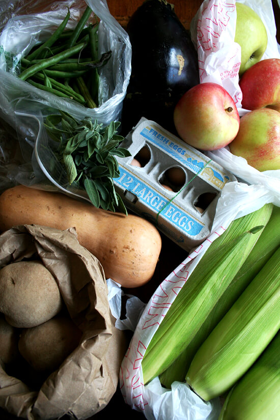 In the past six years, subscriptions to CSAs in eastern Pennsylvania, southern California and northern Virginia have forever transformed how I eat and cook. I have learned to plan meals based on the vegetables I have at hand not the protein. I have learned to appreciate vegetables in their freshest state seasoned with little more than olive oil, salt and pepper. I have eaten more dark leafy greens than I ever imagined. // alexandracooks.com In the past six years, subscriptions to CSAs in eastern Pennsylvania, southern California and northern Virginia have forever transformed how I eat and cook. I have learned to plan meals based on the vegetables I have at hand not the protein. I have learned to appreciate vegetables in their freshest state seasoned with little more than olive oil, salt and pepper. I have eaten more dark leafy greens than I ever imagined. // alexandracooks.com