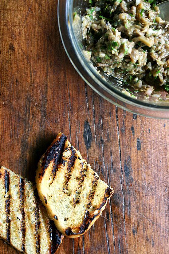grilled bread