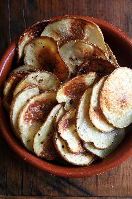 roasted potato coins — amazing roasted potato coins — amazing
