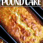 Just-baked lemon-ricotta pound cakes.