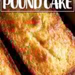 Just-baked orange-ricotta pound cakes.