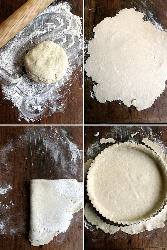 rolling out tart dough rolling out tart dough