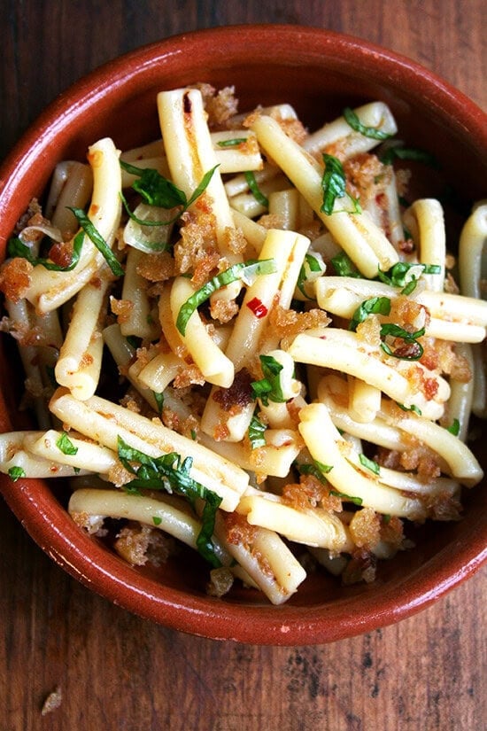 Just when you think you have nothing to serve for dinner, toasted breadcrumbs along with a few pantry items — garlic, crushed red pepper flakes and anchovies — come to the rescue, working together to produce an unbelievably tasty dinner. This is pantry cooking at its finest — quick, easy, delicious. // alexandracooks.com Just when you think you have nothing to serve for dinner, toasted breadcrumbs along with a few pantry items — garlic, crushed red pepper flakes and anchovies — come to the rescue, working together to produce an unbelievably tasty dinner. This is pantry cooking at its finest — quick, easy, delicious. // alexandracooks.com