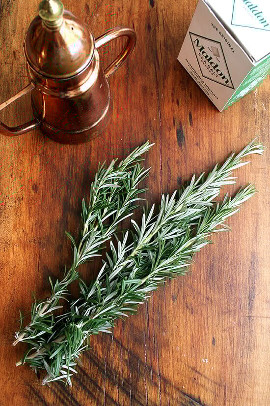 rosemary & olive oil & sea salt