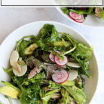 Two bowls of a summer dinner salad.