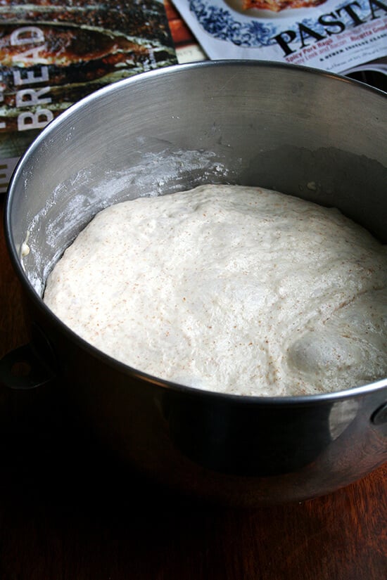 bread rising
