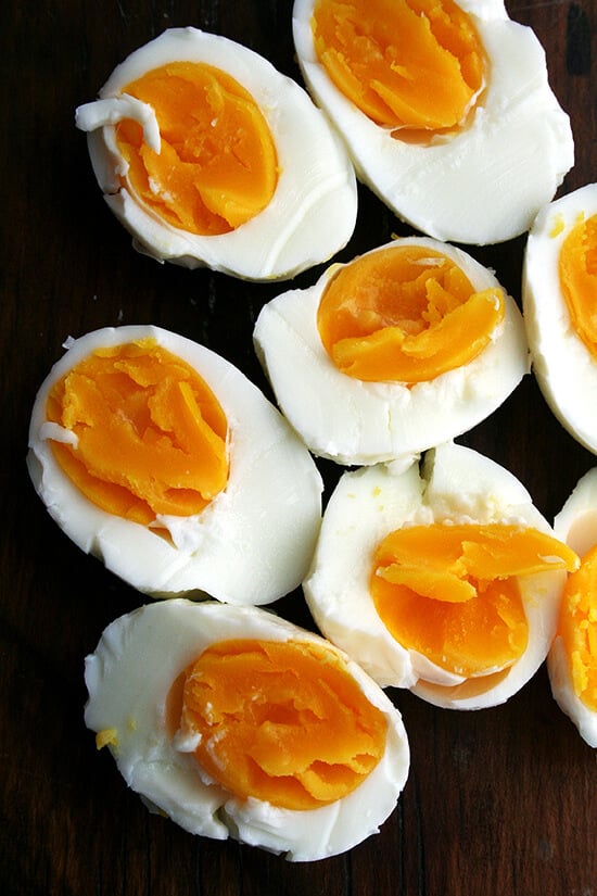 hard-boiled eggs