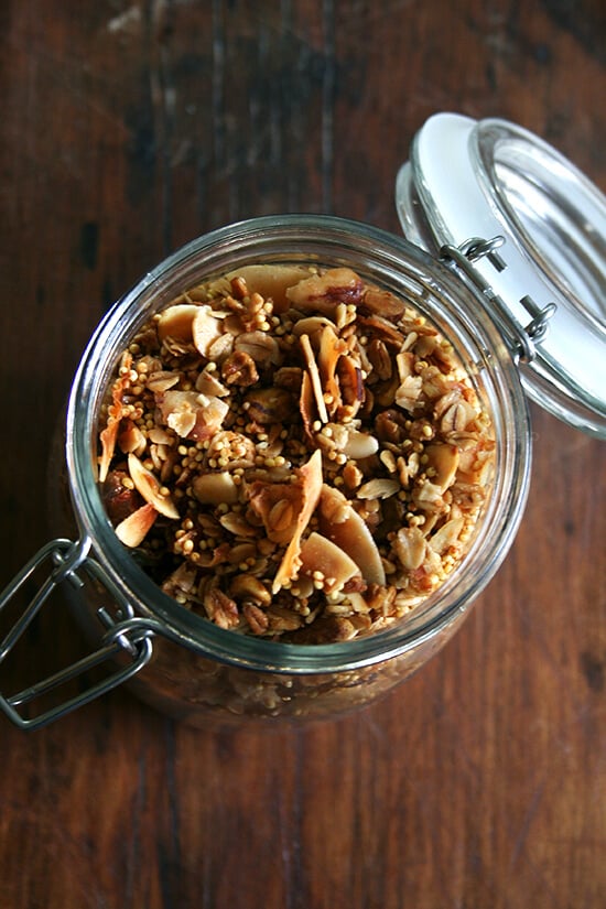 jar of muesli