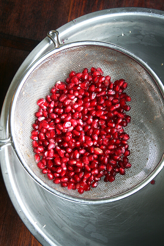 pomegranate seeds