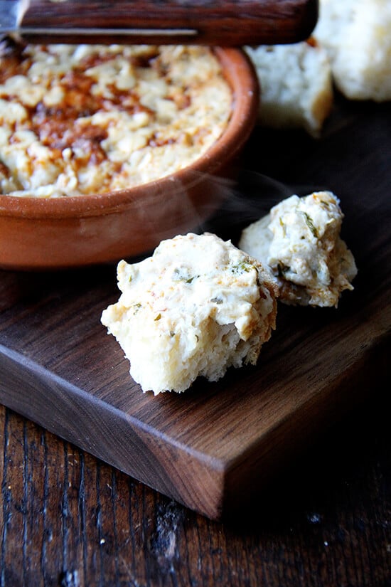 This hot crab dip is rich and creamy, spiced with Old Bay and Worcestershire, but it also couldn't be more festive or delicious: piping hot, loaded with crab, spiced with just enough cayenne to keep you reaching for more. // alexandracooks.com This hot crab dip is rich and creamy, spiced with Old Bay and Worcestershire, but it also couldn't be more festive or delicious: piping hot, loaded with crab, spiced with just enough cayenne to keep you reaching for more. // alexandracooks.com