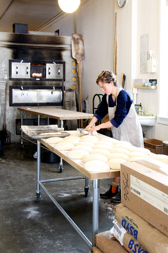 shaping loaves