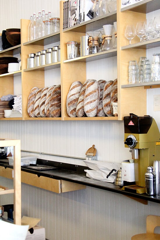 bread on shelf