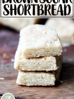 Brown sugar shortbread.