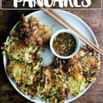 A platter of cabbage pancakes.