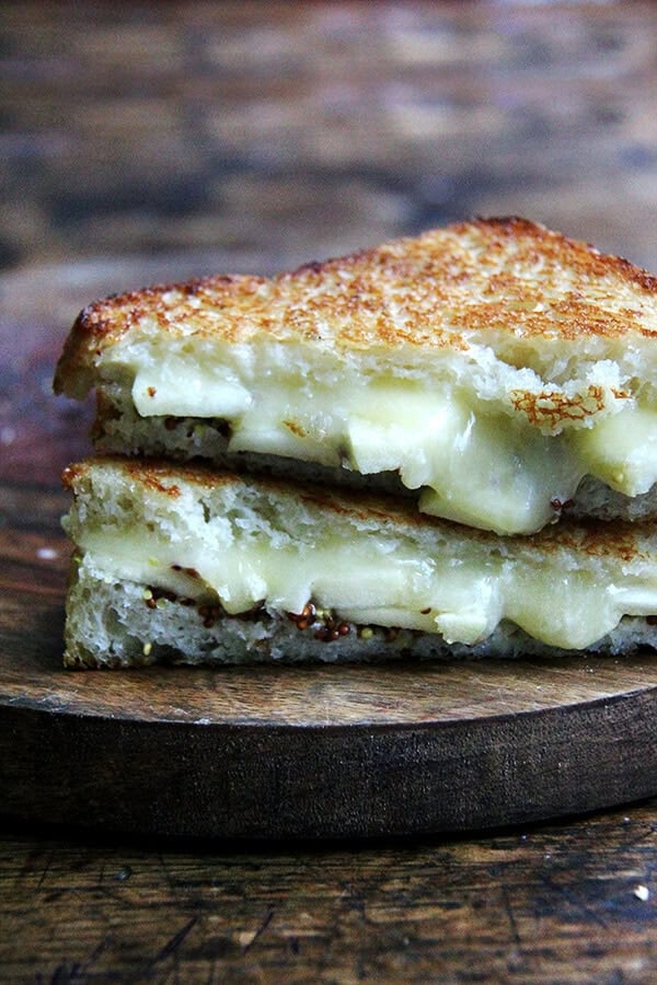 This apple, cheddar, mustard sandwich is easy to whip up, satisfying, and will not last long on any plate. // alexandracooks.com This apple, cheddar, mustard sandwich is easy to whip up, satisfying, and will not last long on any plate. // alexandracooks.com