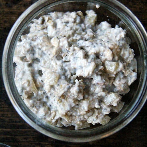 apple pie overnight oats