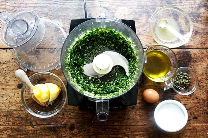 A food processor with pulsed ramps.