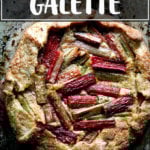 rhubarb galette