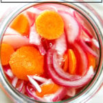 Simple refrigerator pickles.