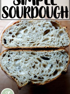 Just-baked sourdough.