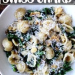 Pasta with Swiss Chard.