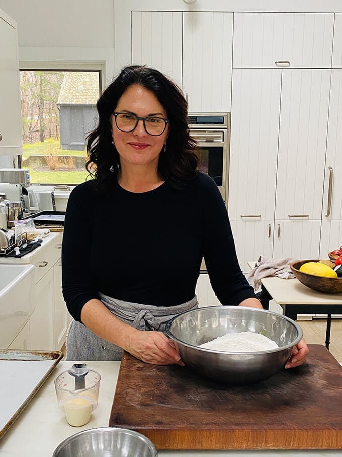 Susan Spungen in her kitchen.