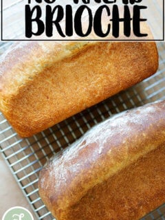 Homemade brioche loaf.