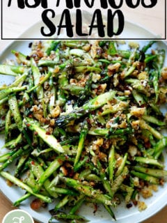 raw asparagus salad