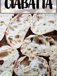 Ciabatta bread.