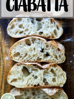 Ciabatta bread.